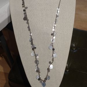Long necklace silver Hardware